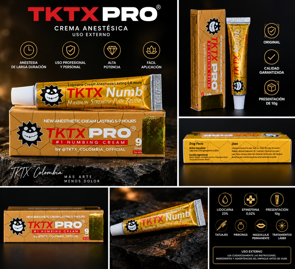 TKTX PRO 90% 10g | TKTX Colombia